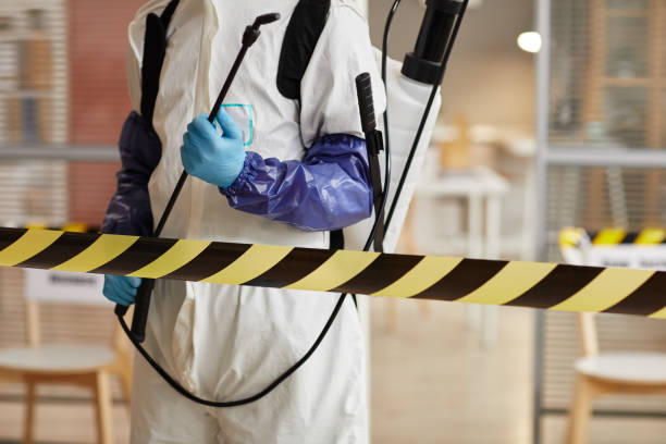 Professional Blood Cleanup technician working in Silver Lake, FL